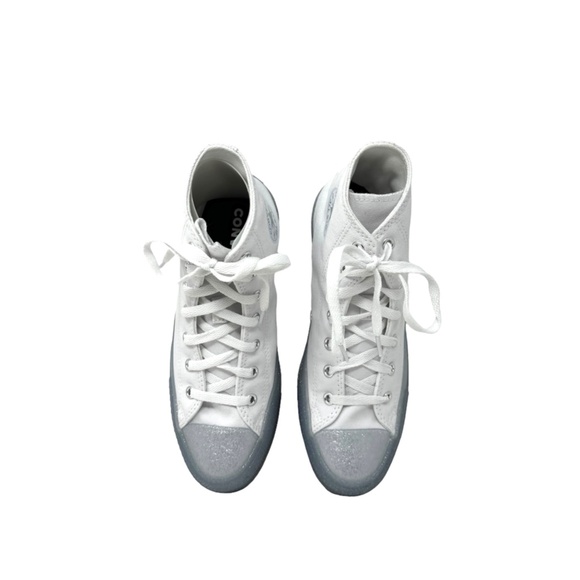 Converse Chuck Taylor High Shoes Casual Sneakers Kids Women White Canvas A02927F - Picture 5 of 10